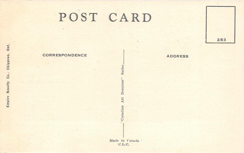 Fort Henry Ontario Entrance & Draw Bridge~Empire Novelty Co Postcard