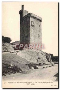 Old Postcard Villeneuve Avignon Tower of Philip the Fair