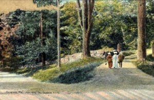 Main Gate, Oaklands Estate in Gardiner, Maine