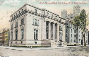 NEW HAVEN, Connecticut, 1908; Byer's Memorial Hall, Yale College