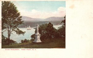 Vintage Postcard View From Dade Monument West Point New York Bryant Union Pub NY