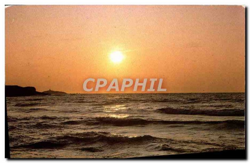 Postcard Modern Lumiere Et Beaute De La Mediterranee Sunset on the waters