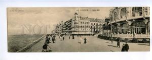 192730 BELGIUM OSTENDE Digue Est Vintage panoramic postcard