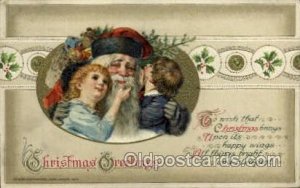 John Winsch Santa Claus 1914 postal used 1914