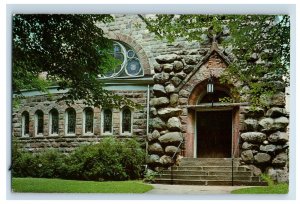 Vintage Olivet Congregational Church Michigan Postcard P158E