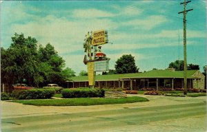 Tuscola, IL Illinois  COOPER MOTEL  Highway 36 Roadside DOUGLAS CCOUNTY Postcard