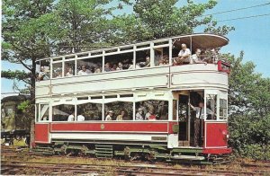 Double Decker Trolley Street Car Built 1924 by Blackpool Corporation  England