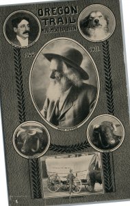 OREGON OR TRAIL MONUMENT EXPEDITION ANTIQUE POSTCARD