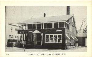 Cavendish VT Tony's Store Postcard