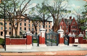 Rhode Island Providence Van Wickle Gate Brown University