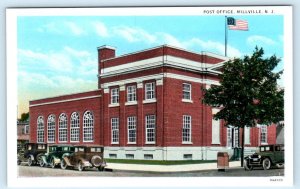 MILLVILLE, New Jersey NJ ~  POST OFFICE 1930s Cumberland County Postcard