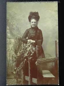 SHILPLEY Church Lane MRS BALMFORTH HOUSEKEEPER at HOPE WELL HOUSE c1905 RP PC