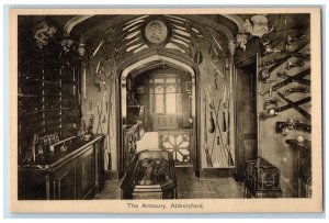 1910 Armoury Abbotsford Weapon Sword Scabbard Collection Museum Canada Postcard