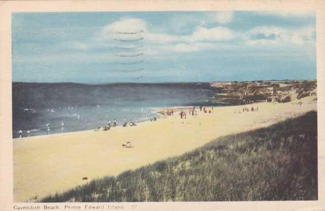 Cavendish Beach - PEI Prince Edward Island, Canada pm 1950