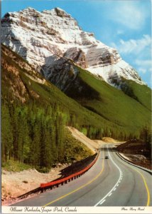 Postcard Canada Alberta - Mount Kerkeslin, Jasper Park