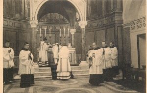 Belgium St. Andrew's Abbey Lophem Loppem Bruges PAX CHRISTI Priests Solemn Mass