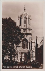 England Oxford Tom Tower Christ Church Vintage RPPC C124