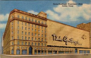 Dallas, TX Texas  TITCHE-GOETTINGER DEPARTMENT STORE  ca1940's Linen Postcard
