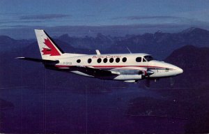 Airplanes Pacific Coastal Airlines Beechcraft King Air 100 Over British Colum...