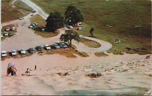 USA Michigan Sleeping Bear Dunes The Climb Vintage Postcard C208