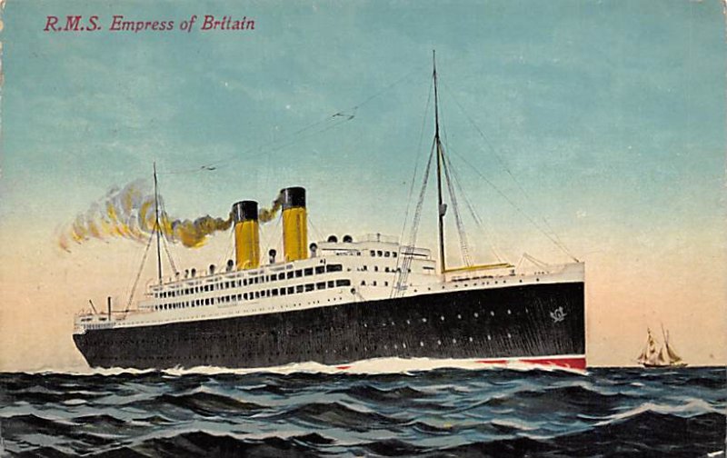 RMS Empress of Britain Canadian Pacific Steamship Co Ship 1913 