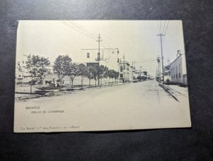 Mint Mexico PPC Postcard Road of Liverpool La Joyita Street View Photo