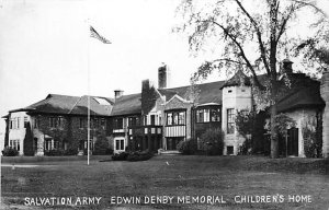 Edwin Denby Memorial Salvation Army, Real Photo Detroit MI 