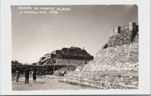 Mexico Ruines De Monte Alban Oaxaca Vintage RPPC C078