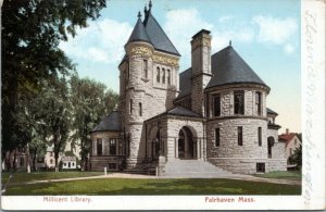 postcard MA - Millicent Library Fairhaven