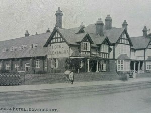 Antique Postcard Alexandra Hotel and Concert Hall Dovercourt Essex 1908