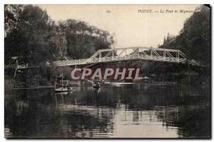 Poissy - The Bridge Migneaux - Old Postcard