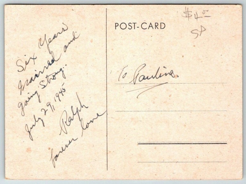 1945  Offenbach  Germany  Leather Museum  Postcard