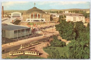 Vintage Frankfurt am Main Messegelände Postcard by Nagel