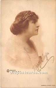 Myrtle Elvyn Theater Actor / Actress Unused 