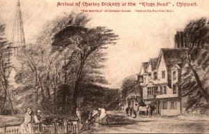 England Chigwell Arrival Of Charles Dickens At The Kings Head