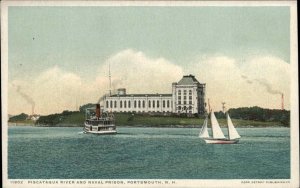 Portsmouth NH Naval Prison #11802 c1910 Detroit Publishing Postcard