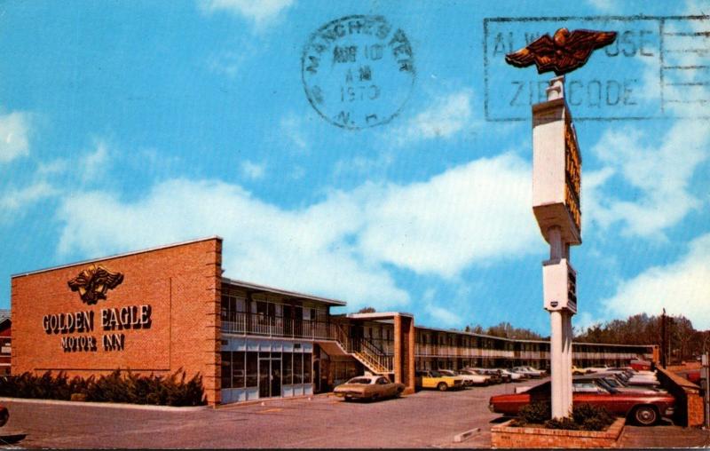 North Carolina East Charlotte Golden Eagle Motor Inn East 1970