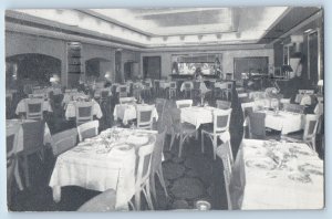 1942 Baltimore Maryland Postcard The Emerson Hotel Chesapeake Lounge Restaurant