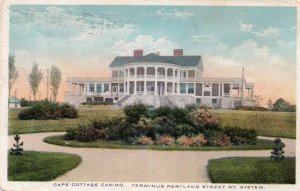 12943 Cape Cottage Casino, Terminus Portland Street Railway, Maine 1914