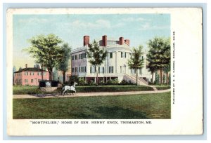 c1900s Montpelier Home of Gen. Henry Knox Thomaston Maine ME PMC Postcard