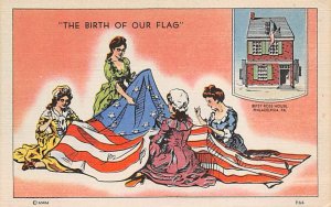 The Birth Of Our Flag Philadelphia, Pennsylvania USA Unused 