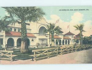 Divided-Back HOTEL SCENE Santa Barbara California CA H0413