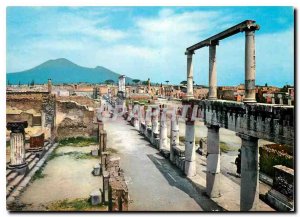 Modern Postcard Forum Pompei and Vesuvio