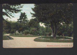 Canada Nova Scotia YARMOUTH Mountain Cemetery by Valentine & Sons SPC pm1907 DB