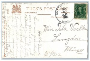 1908 Children Girls Our Tea Party Cottage Grove Minnesota MN Tuck's Postcard