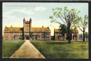 James Millikin Univ Buildings Decatur IL Used c1909