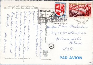 Postcard France Mission Haut Brion vineyard