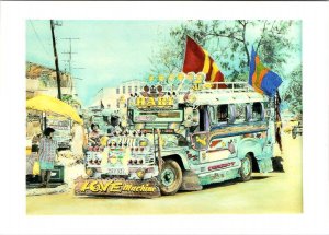 2~4X6 ART Postcards LOVE MACHINE BUS King Of The Road Exhibit~Philippe Girardeau