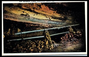 1920s Old Saltpeter Pipes Mammoth Cave KY Postcard