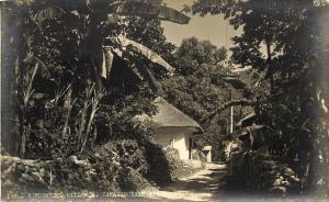 RPPC Postcard Tamazunchale San Luis Potosí Mexico Huts and Villaga